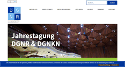 Desktop Screenshot of dgnr.de